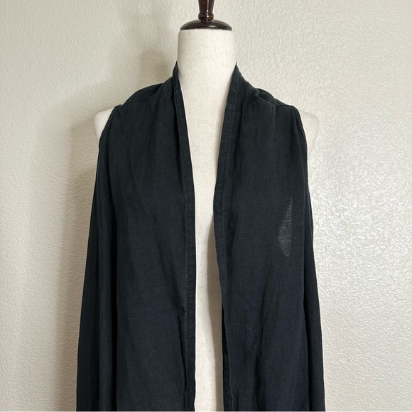 Bryn Walker 100% Linen Open Front Drape Cardigan, Sz Small - Picture 2 of 12